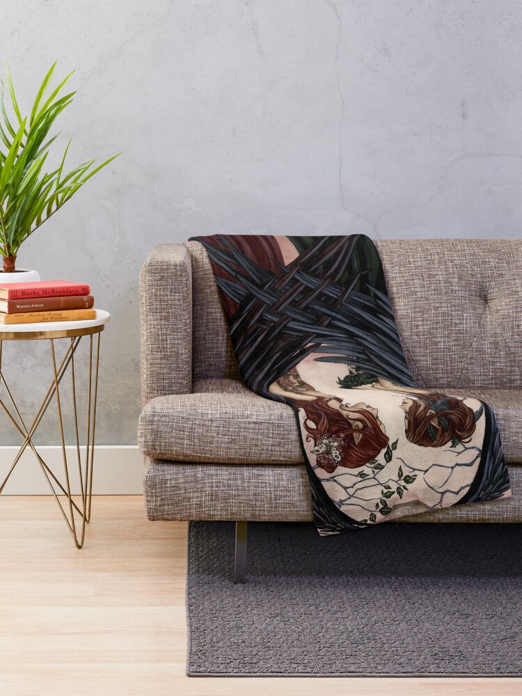 Alternate view of Sisters Throw Blanket