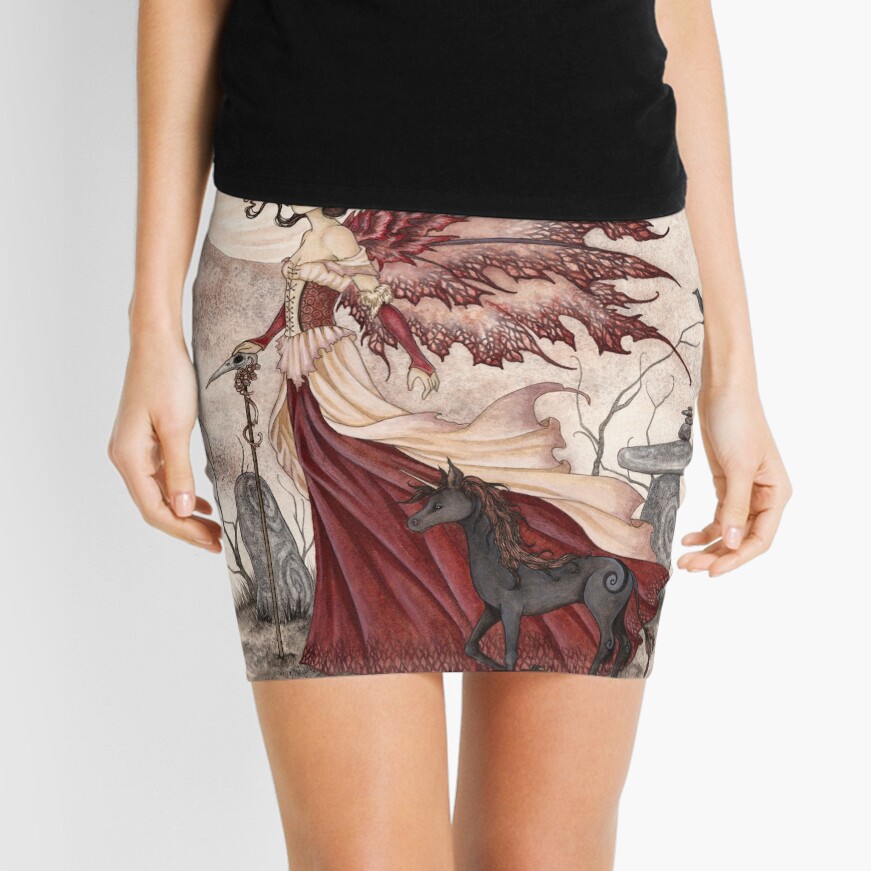 Item preview, Mini Skirt designed and sold by AmyBrownArt.