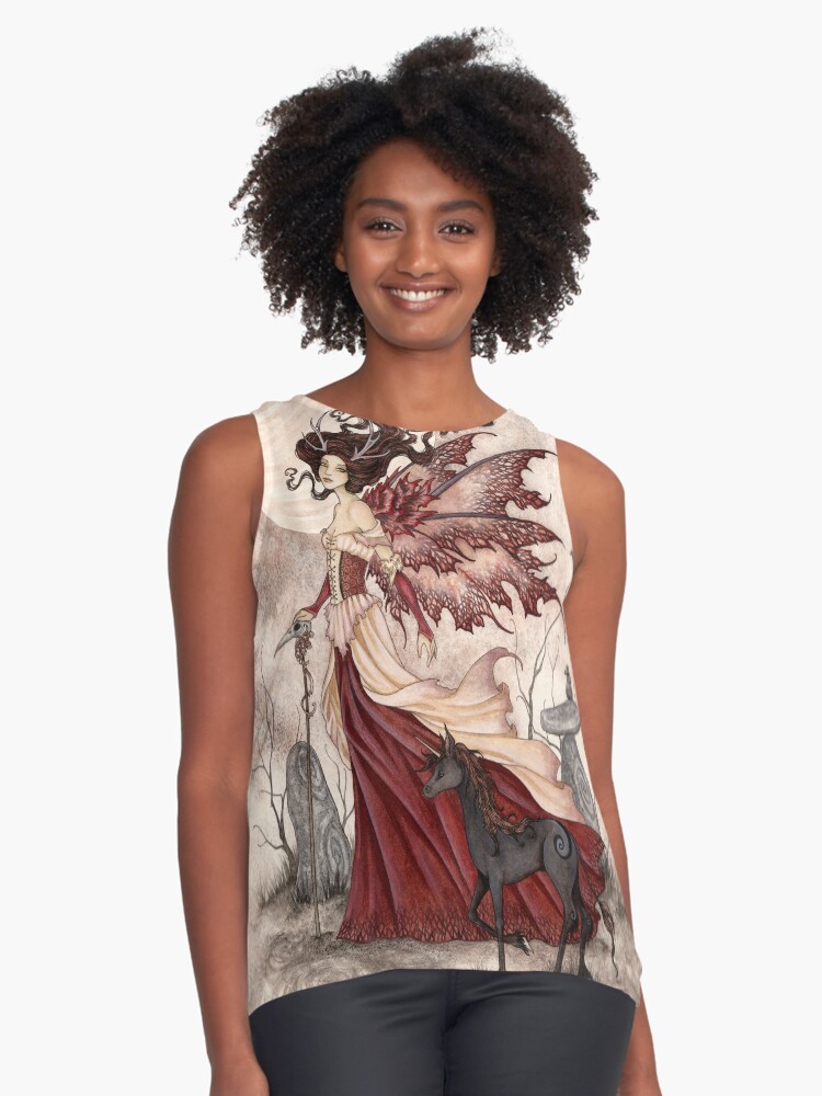 Item preview, Sleeveless Top designed and sold by AmyBrownArt.