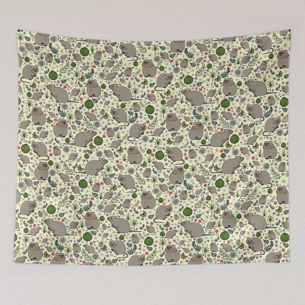 Item preview, Quokkas in Yellow designed and sold by Nemki.