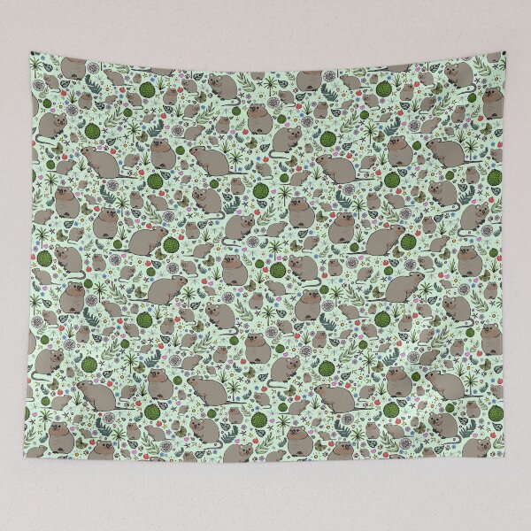 Item preview, Quokkas in Green designed and sold by Nemki.