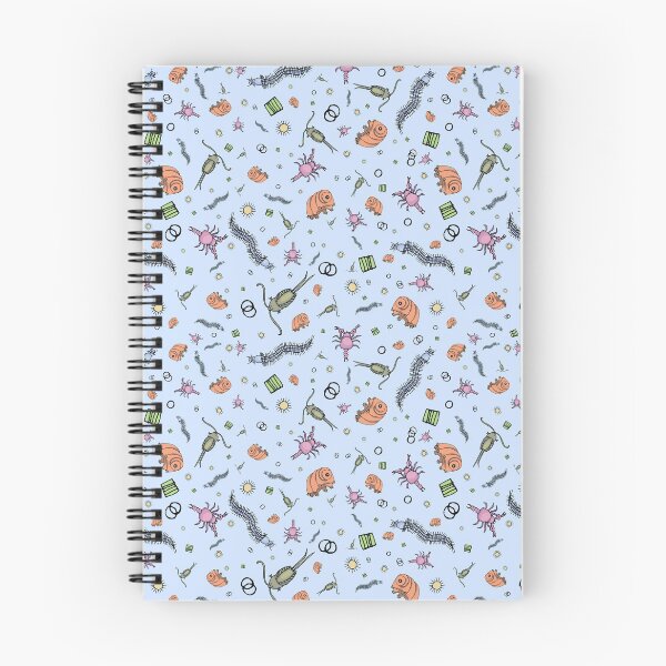 Item preview, Microscopic Animals in Blue designed and sold by Nemki.