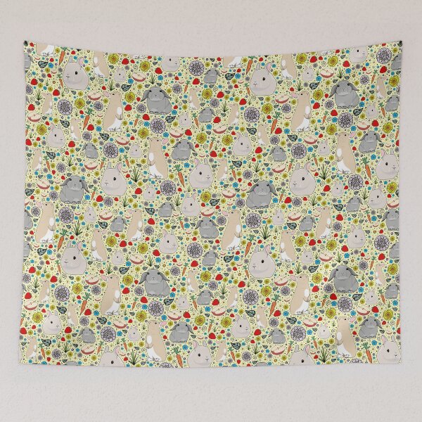 Item preview, Rabbits in Yellow designed and sold by Nemki.