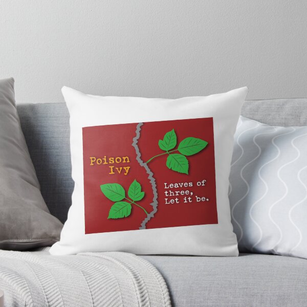 Item preview, Red Square Leaves of Three designed and sold by jsachs99.