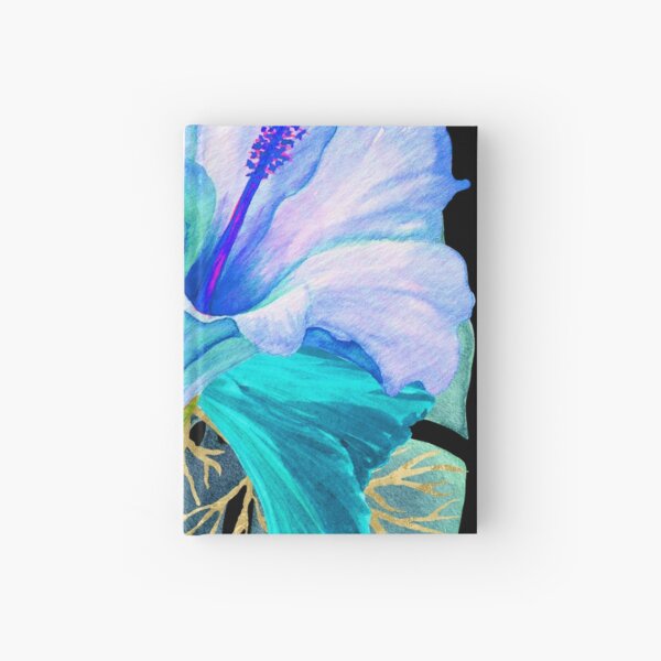 Flower Power – Blue Tropical Hardcover Journal