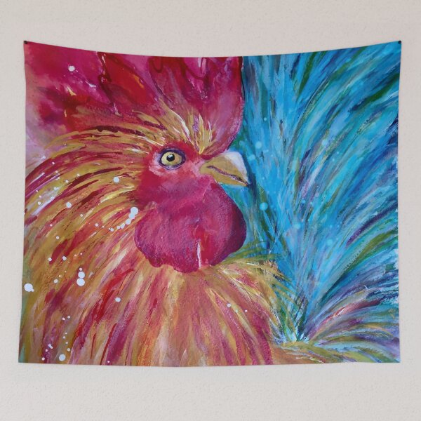 Item preview, “Robby the Rooster”   From an Original Water Colour painting. designed and sold by Angela Haig-Harrison.