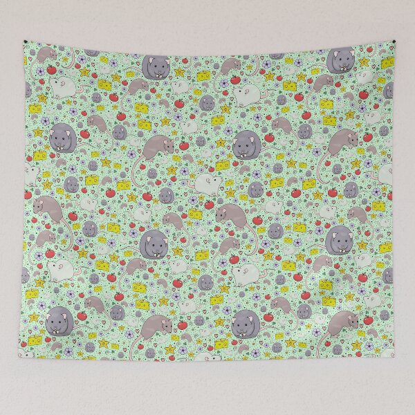 Item preview, Rats and Mice in Green designed and sold by Nemki.
