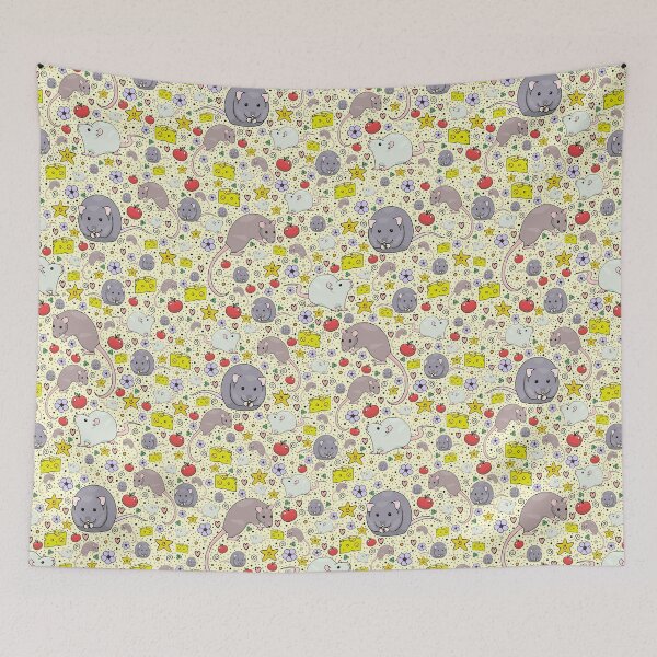 Item preview, Rats and Mice in Yellow designed and sold by Nemki.