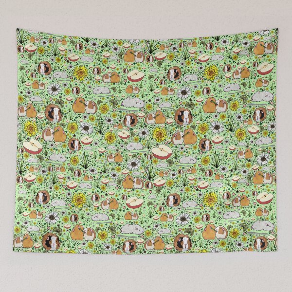 Item preview, Guinea Pigs in Green  designed and sold by Nemki.