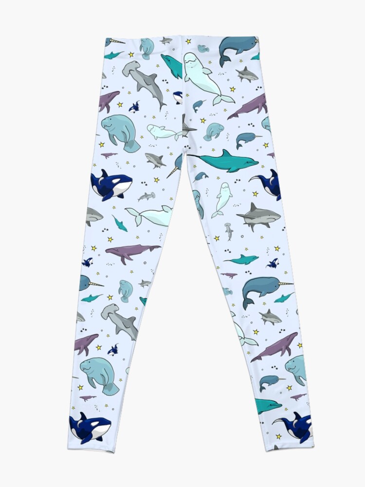 Alternate view of Ocean in Blue Leggings