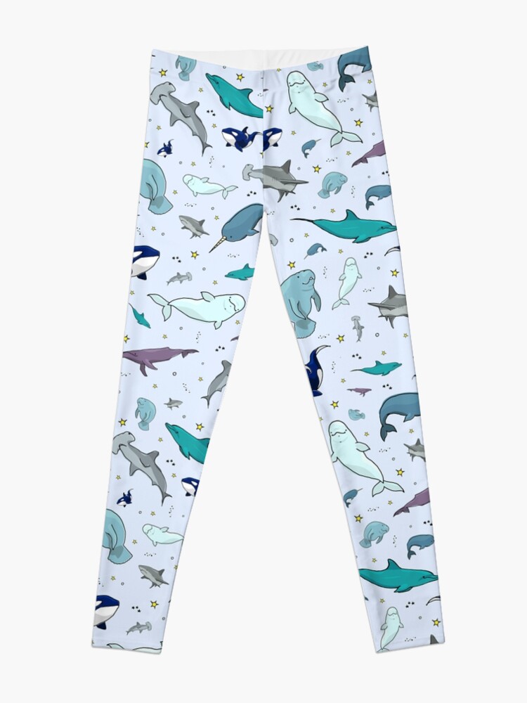 Alternate view of Ocean in Blue Leggings