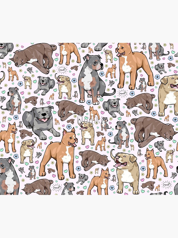Cute Pitbulls by Nemki