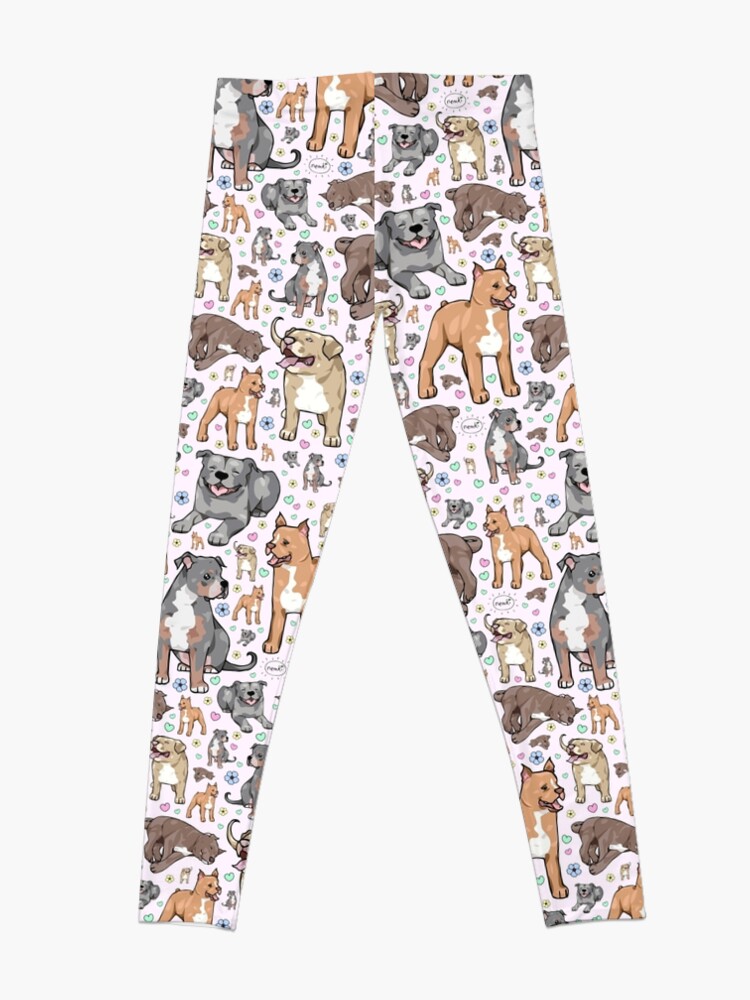 Alternate view of Cute Pitbulls Leggings