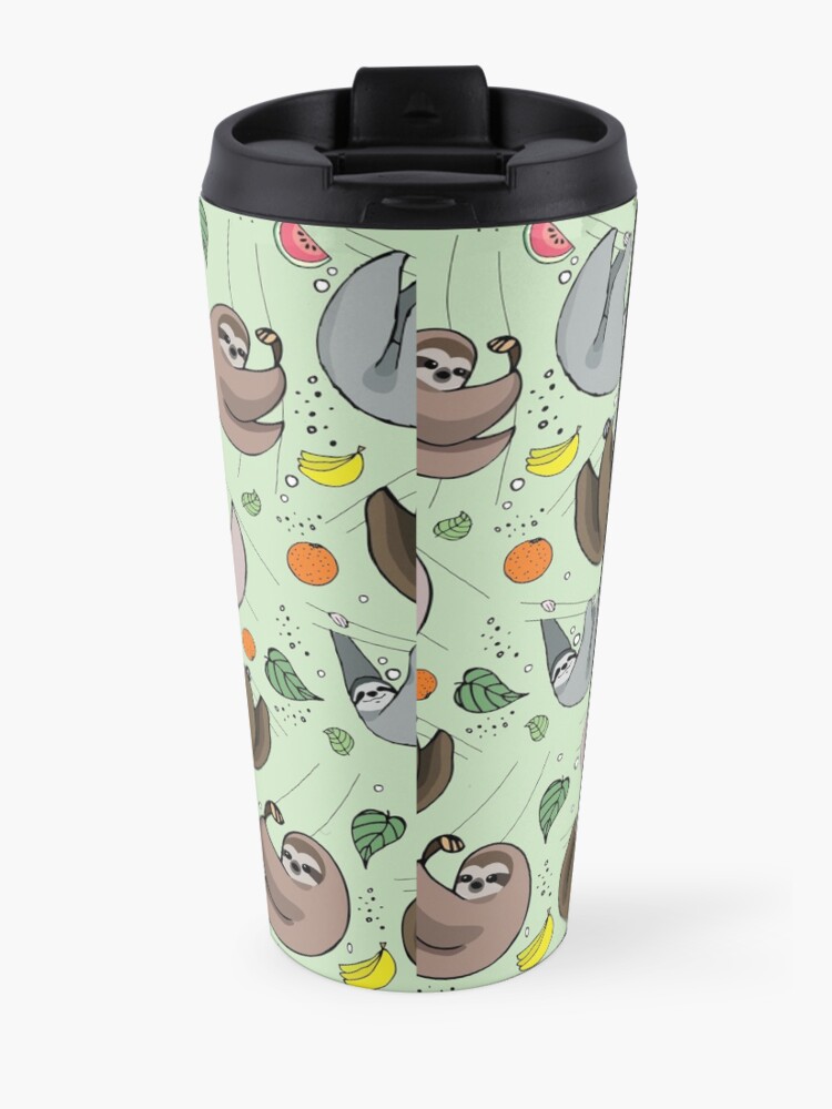 Alternate view of Sloths Travel Coffee Mug