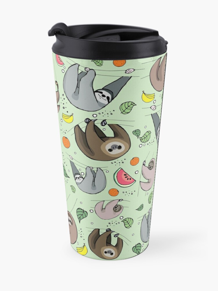 Alternate view of Sloths Travel Coffee Mug