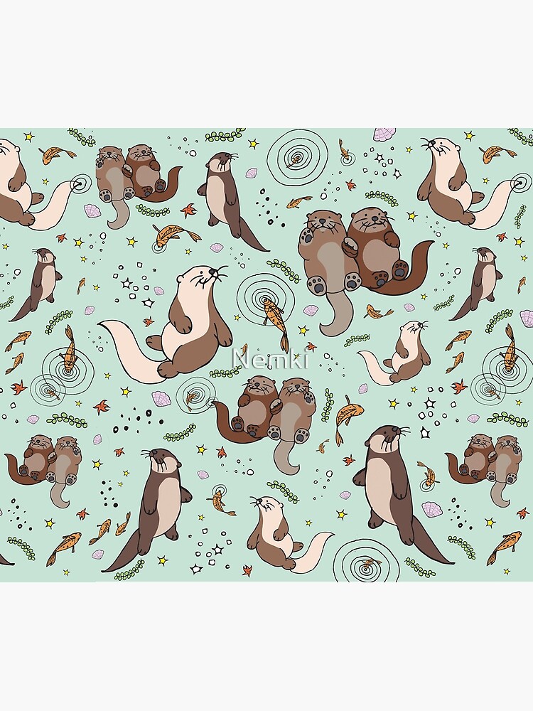 Sea Otters by Nemki
