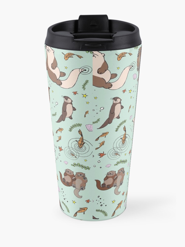 Alternate view of Sea Otters Travel Mug