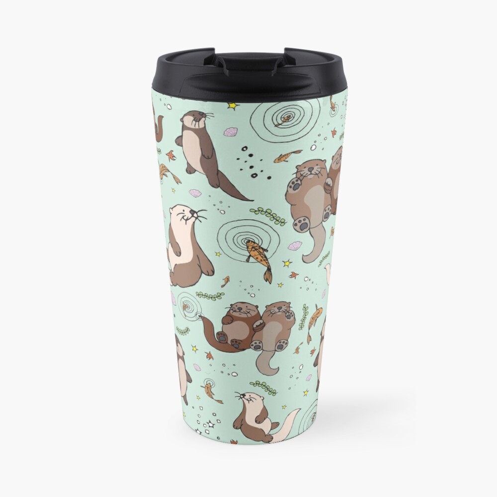 Sea Otters Travel Mug