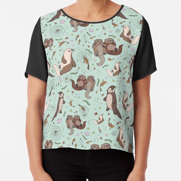 Sea Otters Chiffon Top