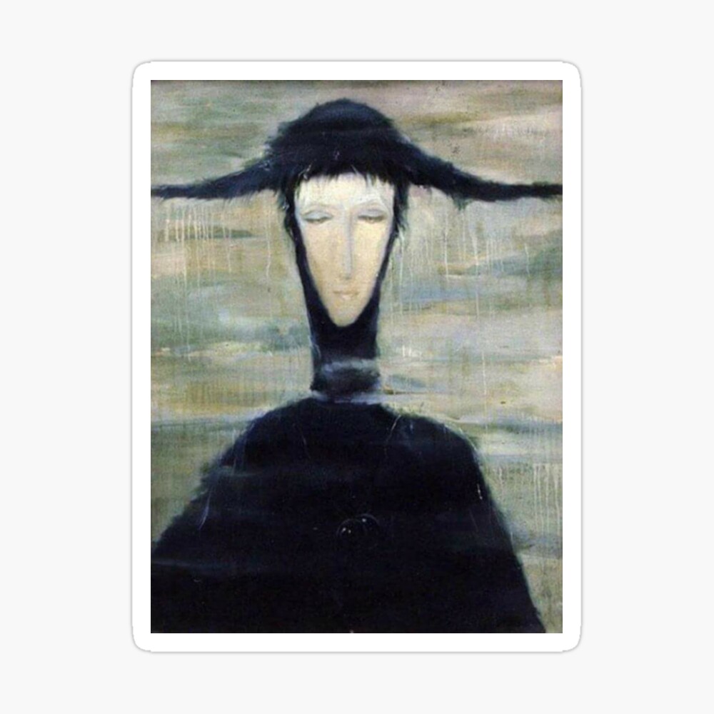 The Rain Woman cursed painting