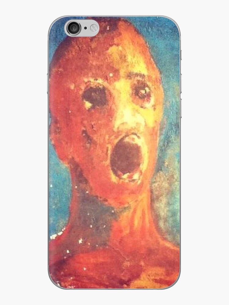 The Anguished Man Cursed Painting Iphone Skin By Geempah Redbubble