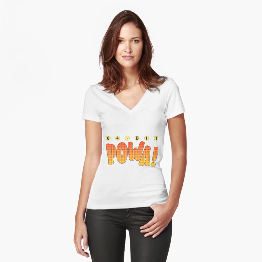 Item preview, Fitted V-Neck T-Shirt designed and sold by Shinto314.