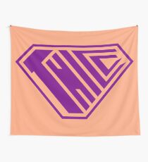 Thicc SuperEmpowered (Purple & Peach) Wall Tapestry