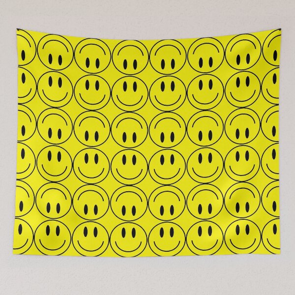 Item preview, Smile Happy Faces Pattern designed and sold by ironydesigns.