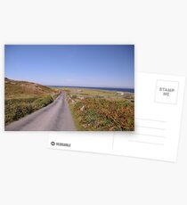 A quite road on the Aran Islands West of Ireland Postcards