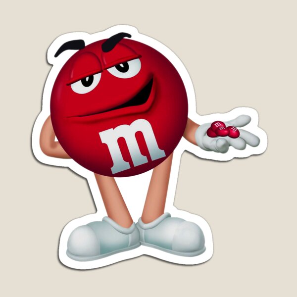 Red M&M Decal / Sticker 35