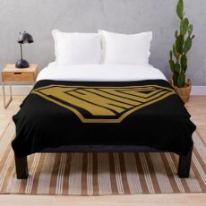 Thicc SuperEmpowered (Gold) Throw Blanket