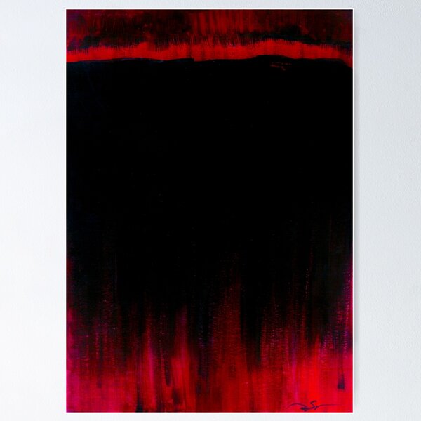 Item preview, Red and Black Abstract designed and sold by Maja Sipilovic.