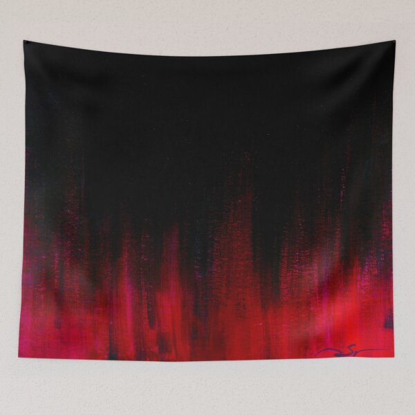 Item preview, Red and Black Abstract designed and sold by Maja Sipilovic.