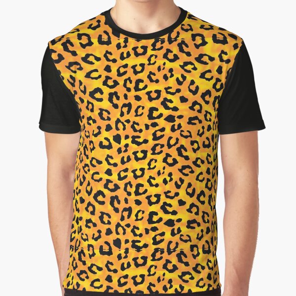 yellow cheetah print shirt