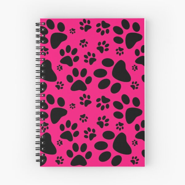 Item preview, Pink and Black Pet Paw Prints designed and sold by ironydesigns.
