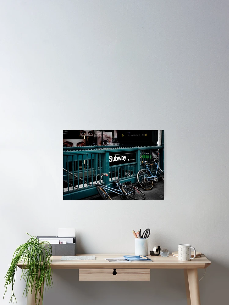 Thumbnail 2 of 3, Poster, Subway designed and sold by Riki Prosper.