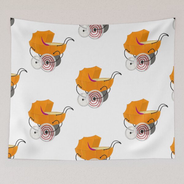 Item preview, pumpkin pram designed and sold by IanByfordArt.
