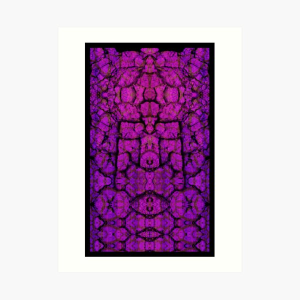 Aiahuaska Purple Dream Art Print