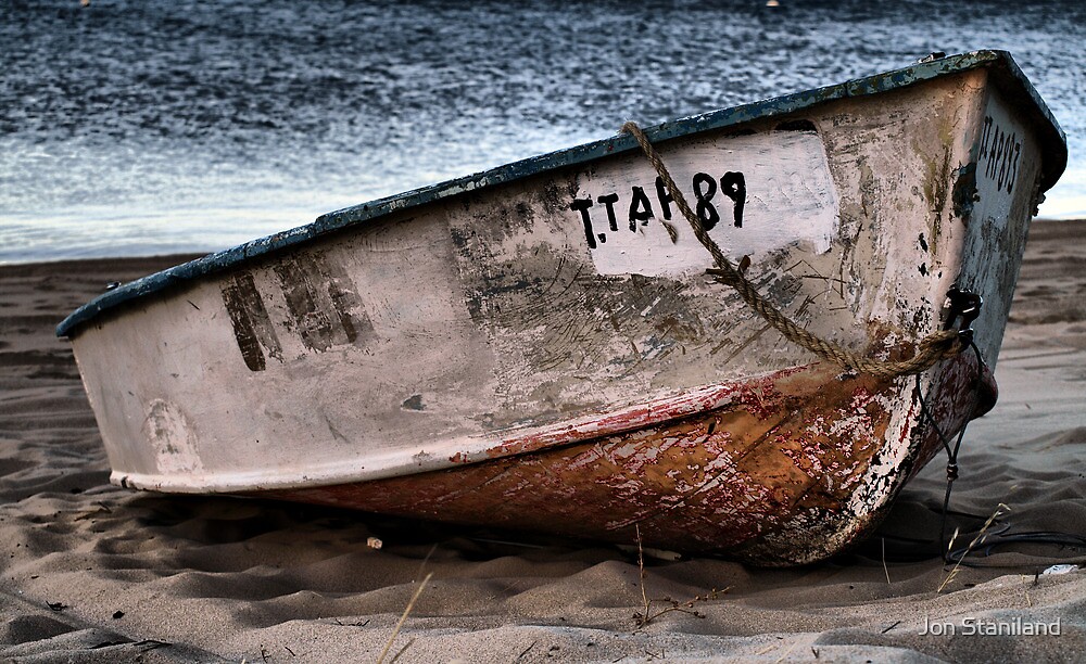 "Old Row Boat" by Jon Staniland | Redbubble