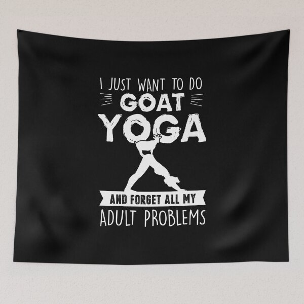 Item preview, Funny Goat Yoga product - Spiritual Cuteness designed and sold by Pummli.