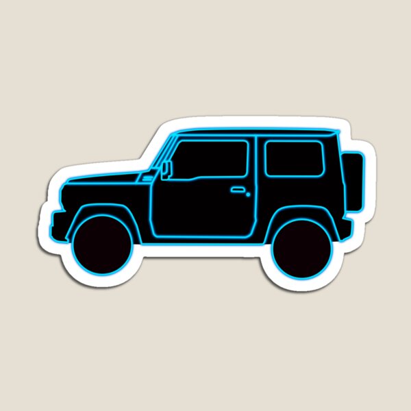 Item preview, 4X4 jimny new 2019 blue neon  designed and sold by MandalaPics.