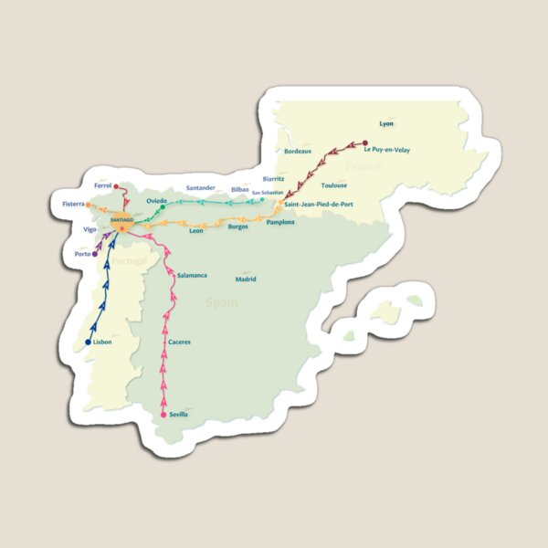 Artikel-Vorschau von Camino De Santiago, designt und verkauft von brizodesign.
