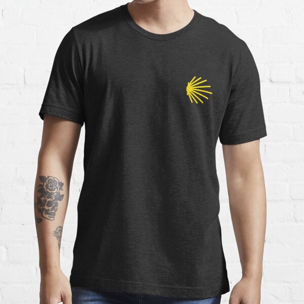 Vista previa del artículo con la obra «Camino De Santiago - Yellow Shell Trail Marker», diseñado y vendido por brizodesign.