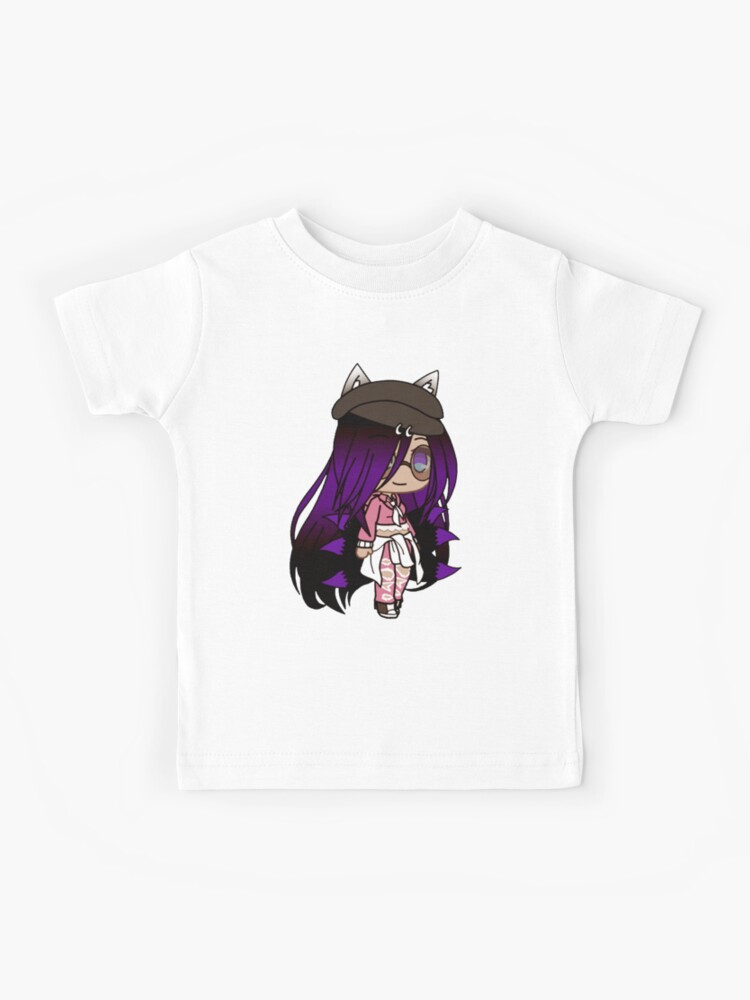 Cute Gacha Girl Foxy Chan Black White Tshirt For Men Women Gacha