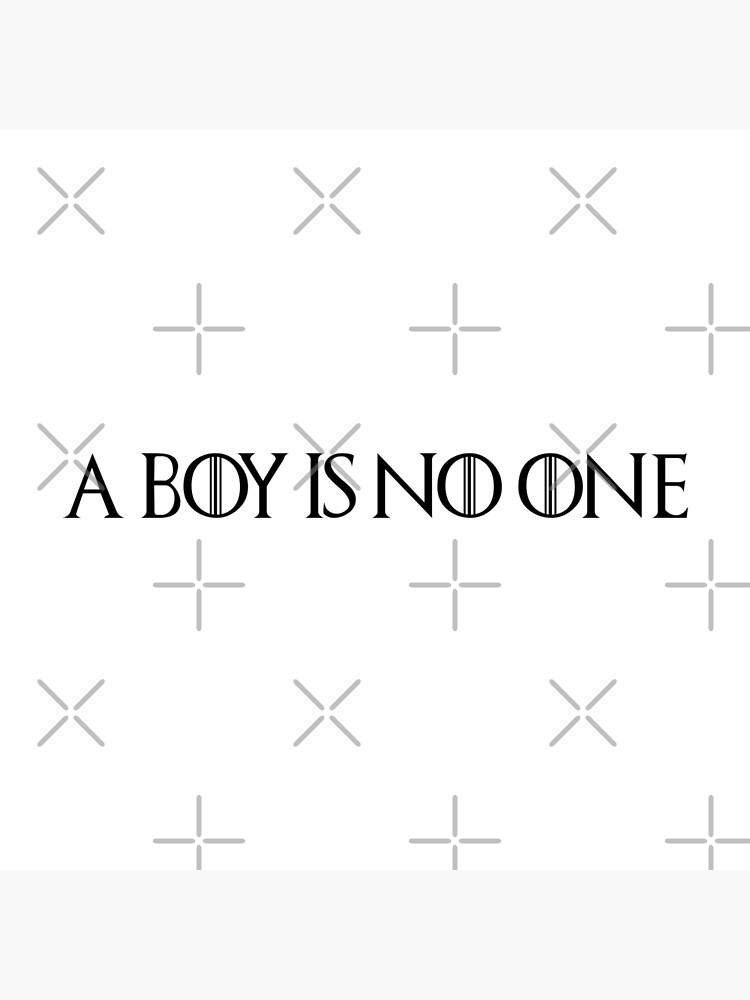 a-boy-is-no-one-poster-for-sale-by-irelund-redbubble