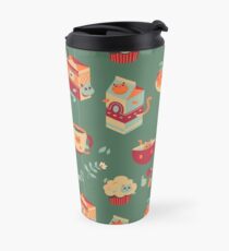Breakfast Fusion Cats Travel Mug