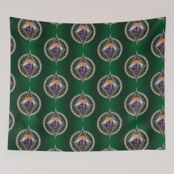 Item preview, Purple Mountains Mandala designed and sold by MagicMama.