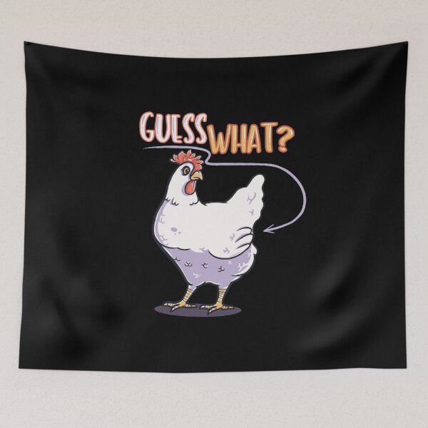 Item preview, Funny Guess What Chicken graphic for women men kids designed and sold by Pummli.