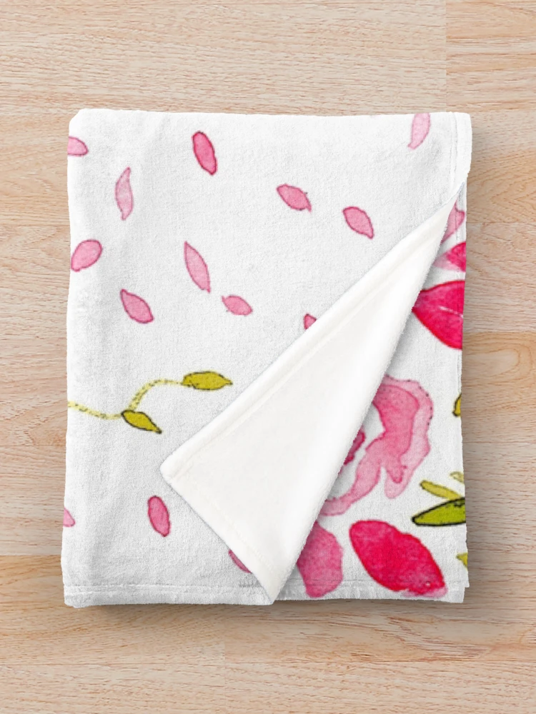 Thumbnail 3 of 6, Throw Blanket, Roses Roses Roses designed and sold by Denise Armstrong.