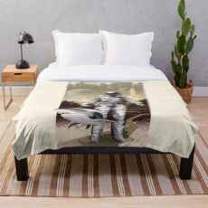 STRANGE OUTDOOR Throw Blanket